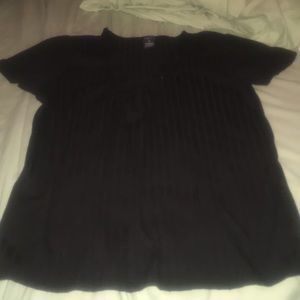 Sexy ribbed lace up top